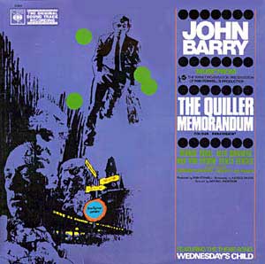 cover art for the Quiller Memorandum LP (blue release)