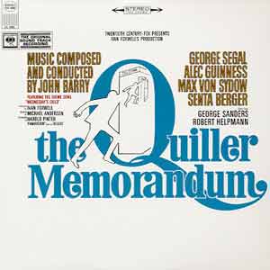 cover art for the Quiller Memorandum LP (white release)