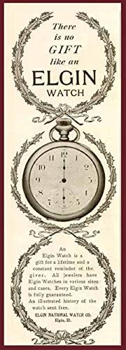 Elgin watch ad