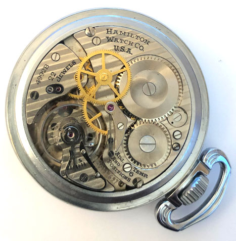 Hamilton AN-5740 Military pocket watch - movement