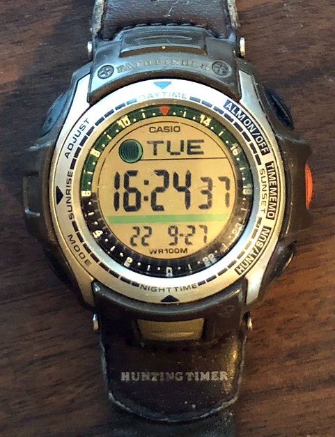 James's Clock Collection: Casio Pathfinder (2805) wristwatch