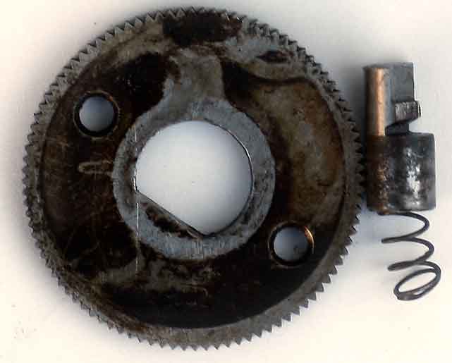 Adjuster Plate rear, Plunger Pin (side)