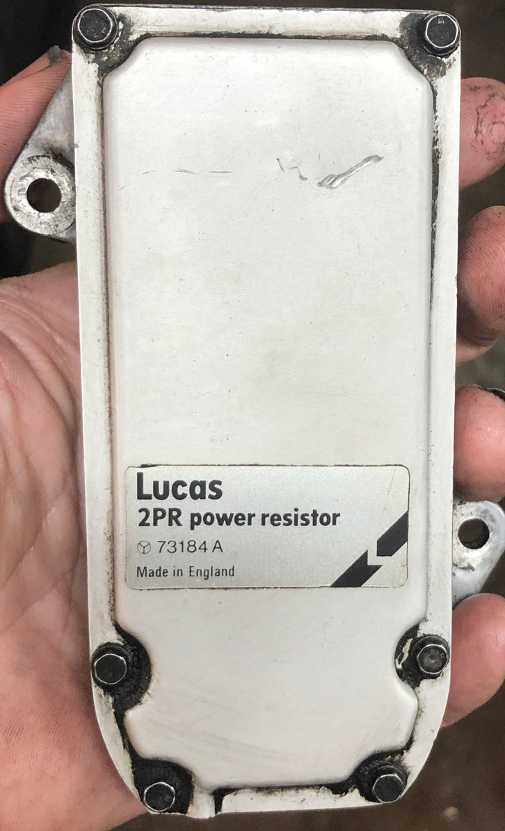 Lucas 2PR Power Resistor module (cover)