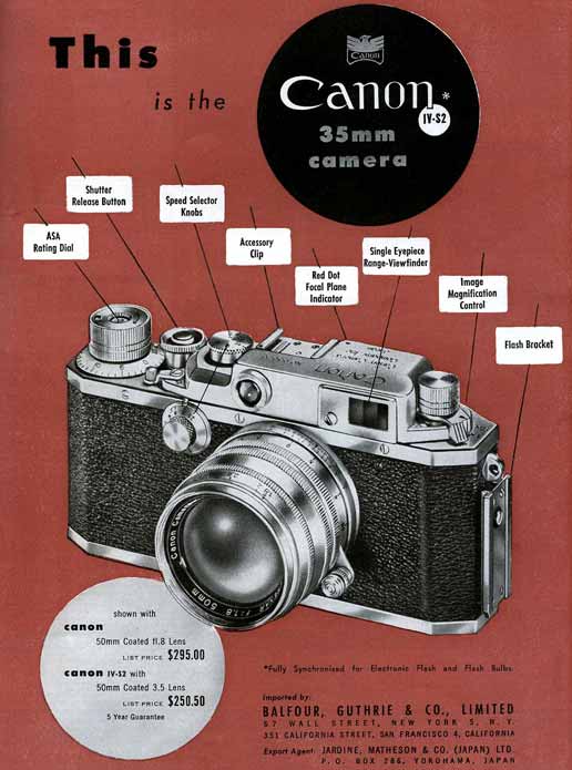 Canon IV-S2 1953