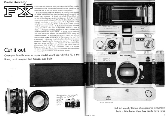 Canon FX ad (1965)