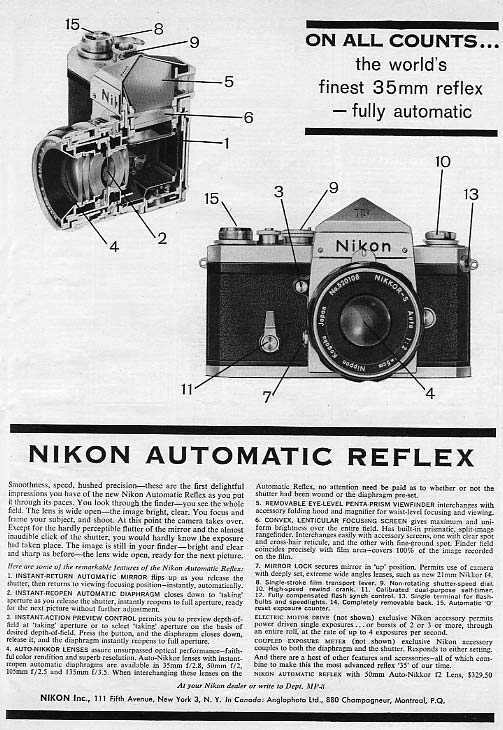 Nikon F ad
