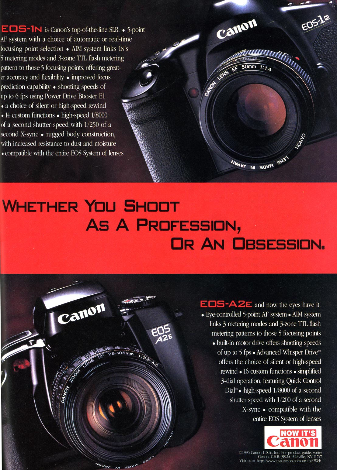 Canon EOS-1/A2e ad