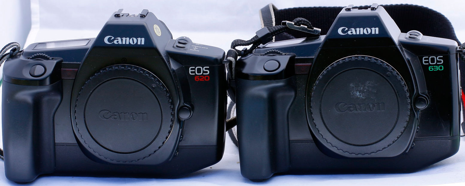 Canon EOS 620 and 630 side-by-side