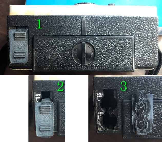 Kodak Brownie Super 27 battery compartment