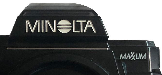 Minolta Maxxum 7000 with original logo