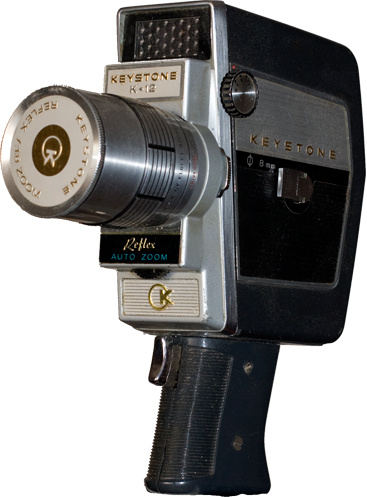 Keystone K-12 movie camera
