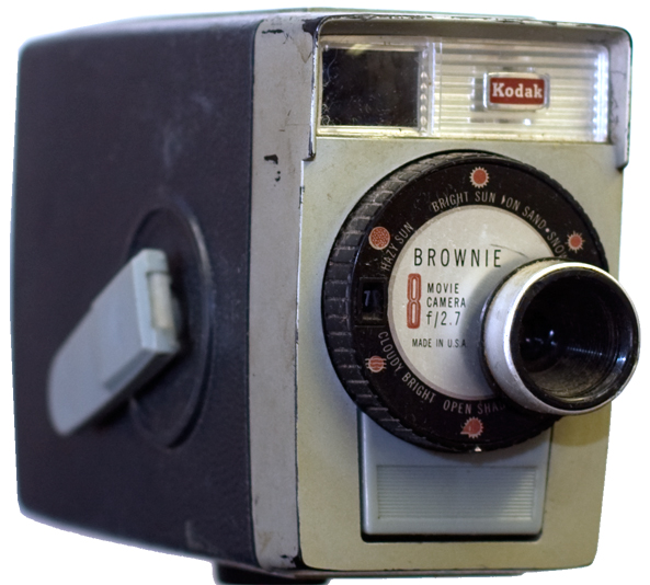 Kodak Brownie 8 movie camera
