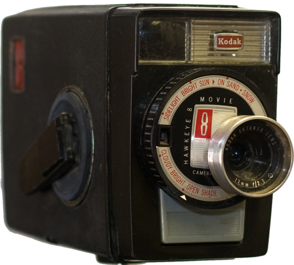 JSH Vintage KODAK HAWKEYE 8 film caméra avec film Inside Look 