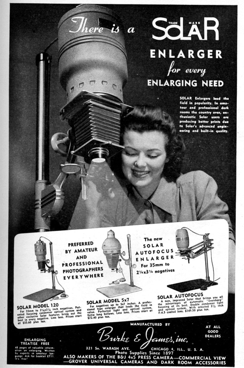 Solar enlargers (1947)