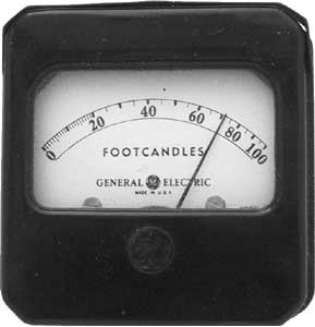 GE DW-40 exposure meter