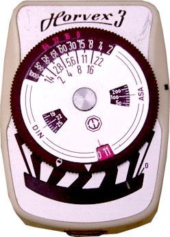 Horvex 3 exposure meter