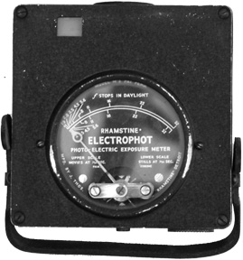 Rhamstine Electrophot M-S exposure meter