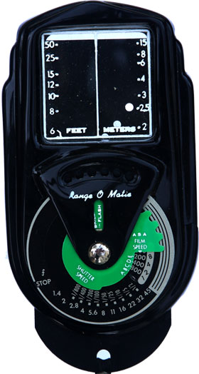 Pelco Range-o-Matic exposure meter