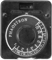 Phaostron B exposure meter