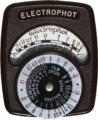 Rhamstine Electrophot 14-A exposure meter