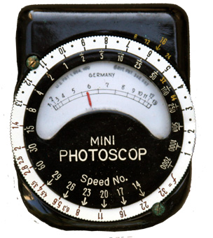 Mini Photoscop exposure meter