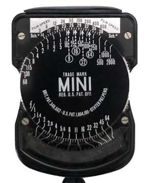 Rex Mini exposure meter