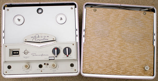 Webcor Royalite and Speaker (open)